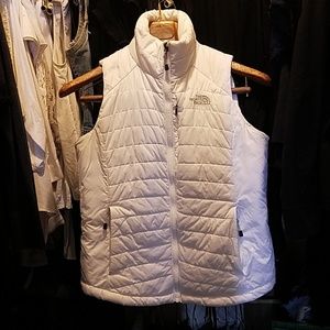 White The North Face Northface Puffy Vest